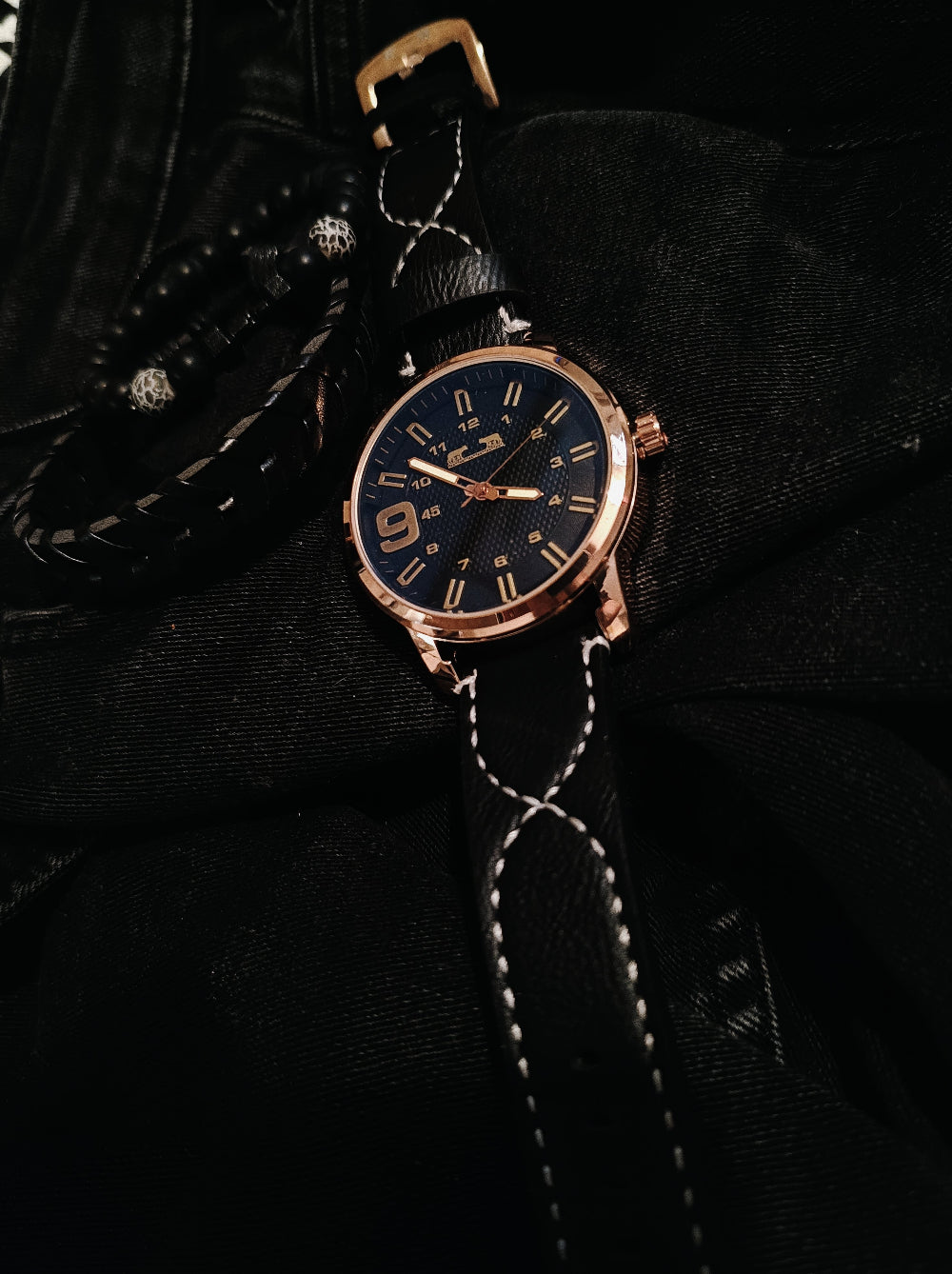 Obsidian Bronze - 2x brățară cadou